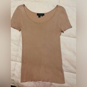 Ralph Lauren Mauve Pink Short Sleeve Sweater